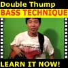 learn the double thump bass guitar technique